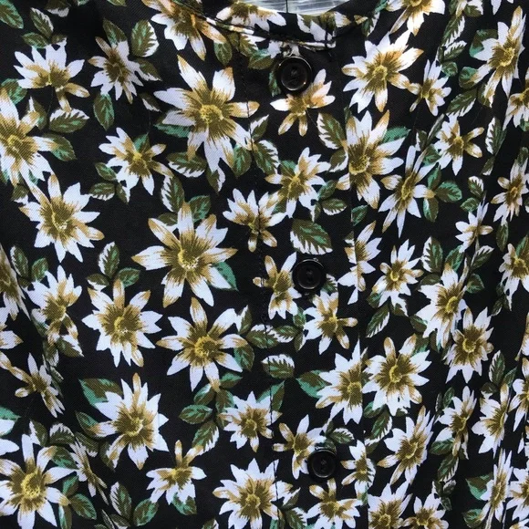 City Chic Sweet Daisy Button Down Shift Dress 22 - Picture 7 of 7